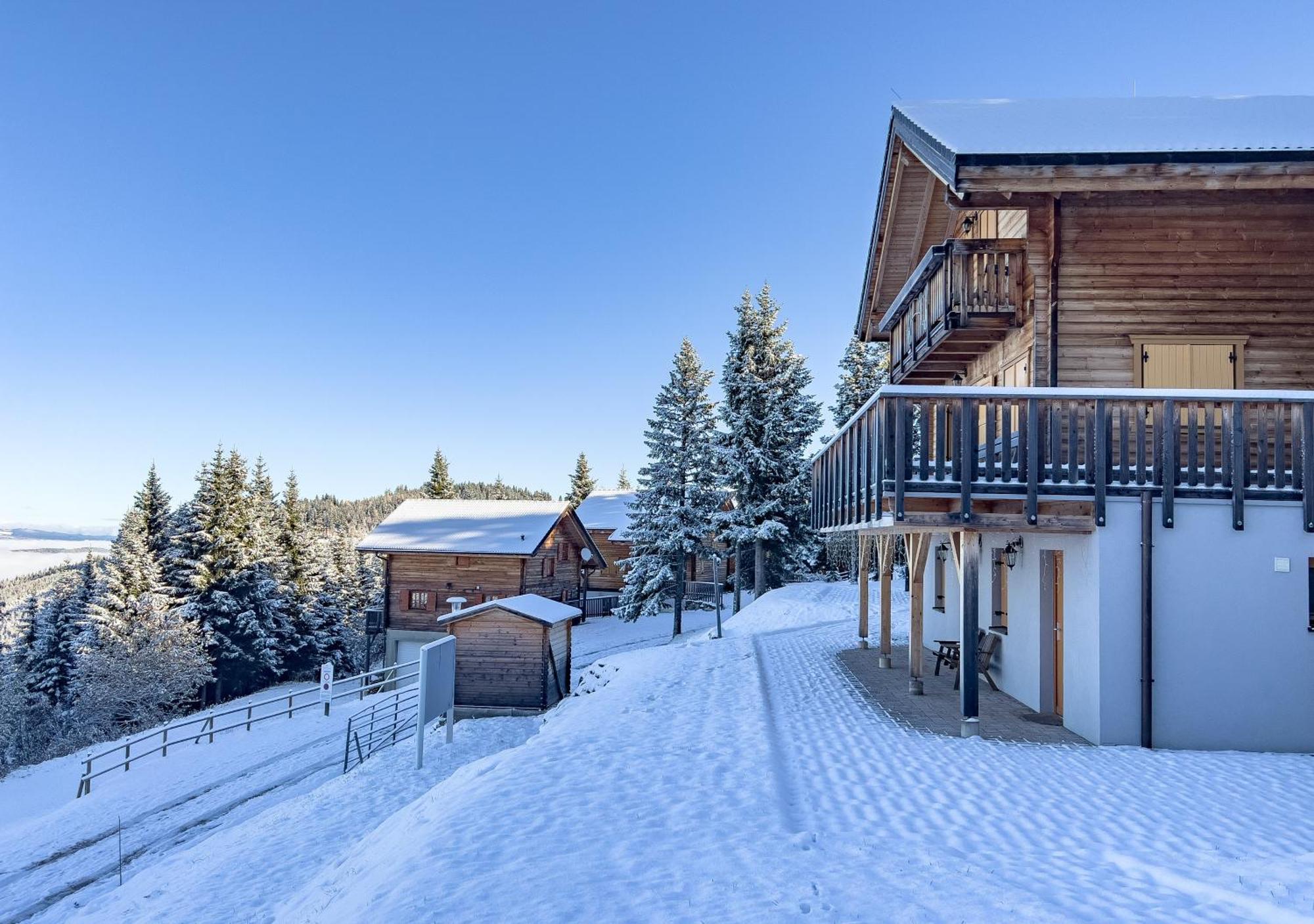 1A Chalet Koralpenzauber -Ski Fahren, Sauna Und Traumblick Villa Wolfsberg Bagian luar foto