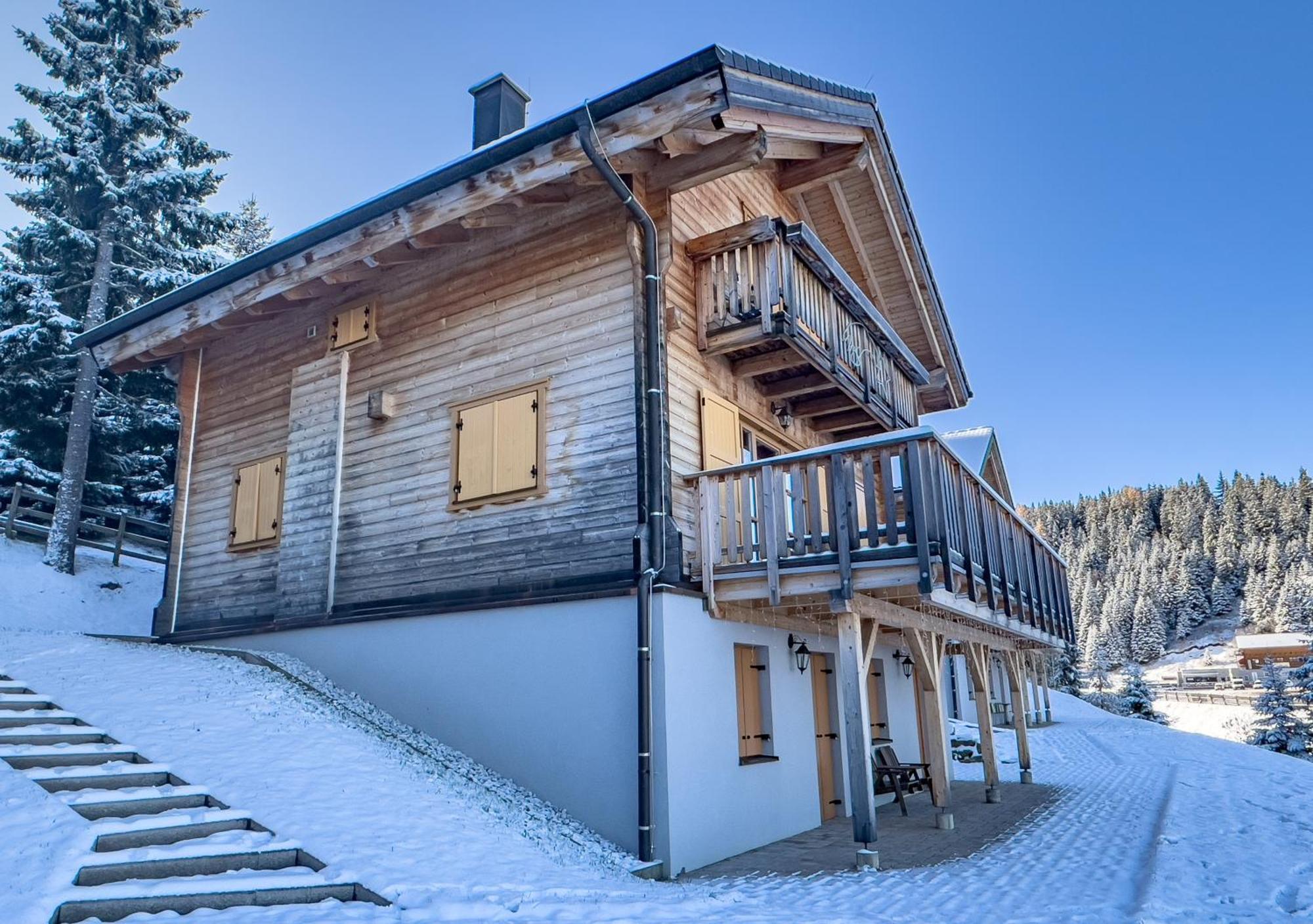 1A Chalet Koralpenzauber -Ski Fahren, Sauna Und Traumblick Villa Wolfsberg Bagian luar foto